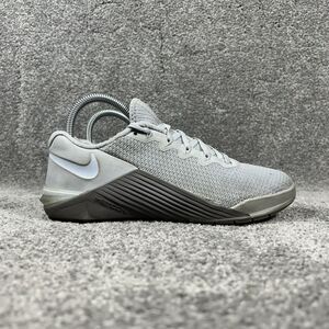 Nike Metcon 5 AQ1189-010 Mens Size 6.5 Gray Athletic Gym Running Shoes Used